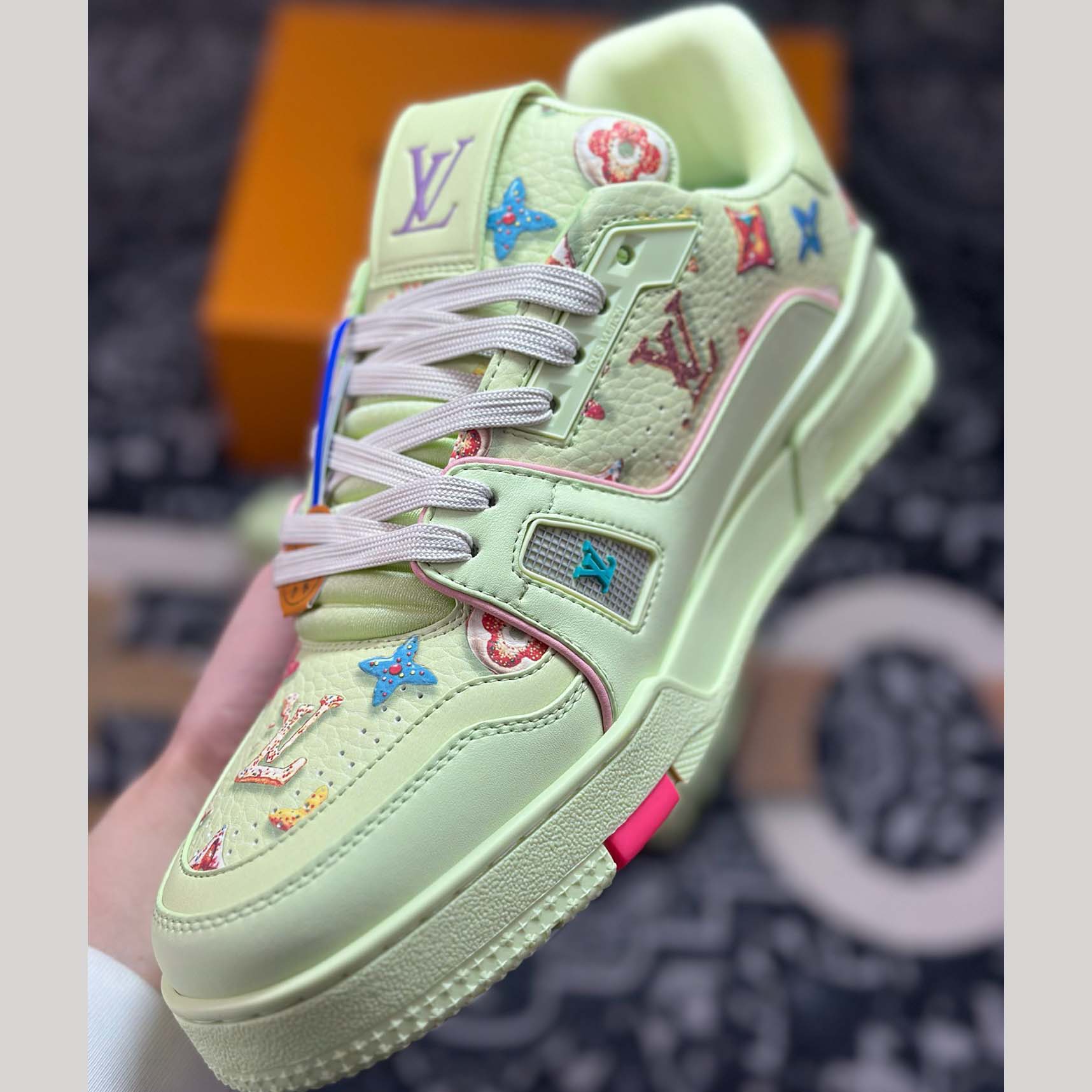 Louis Vuitton LV Trainer Sneaker - DesignerGu