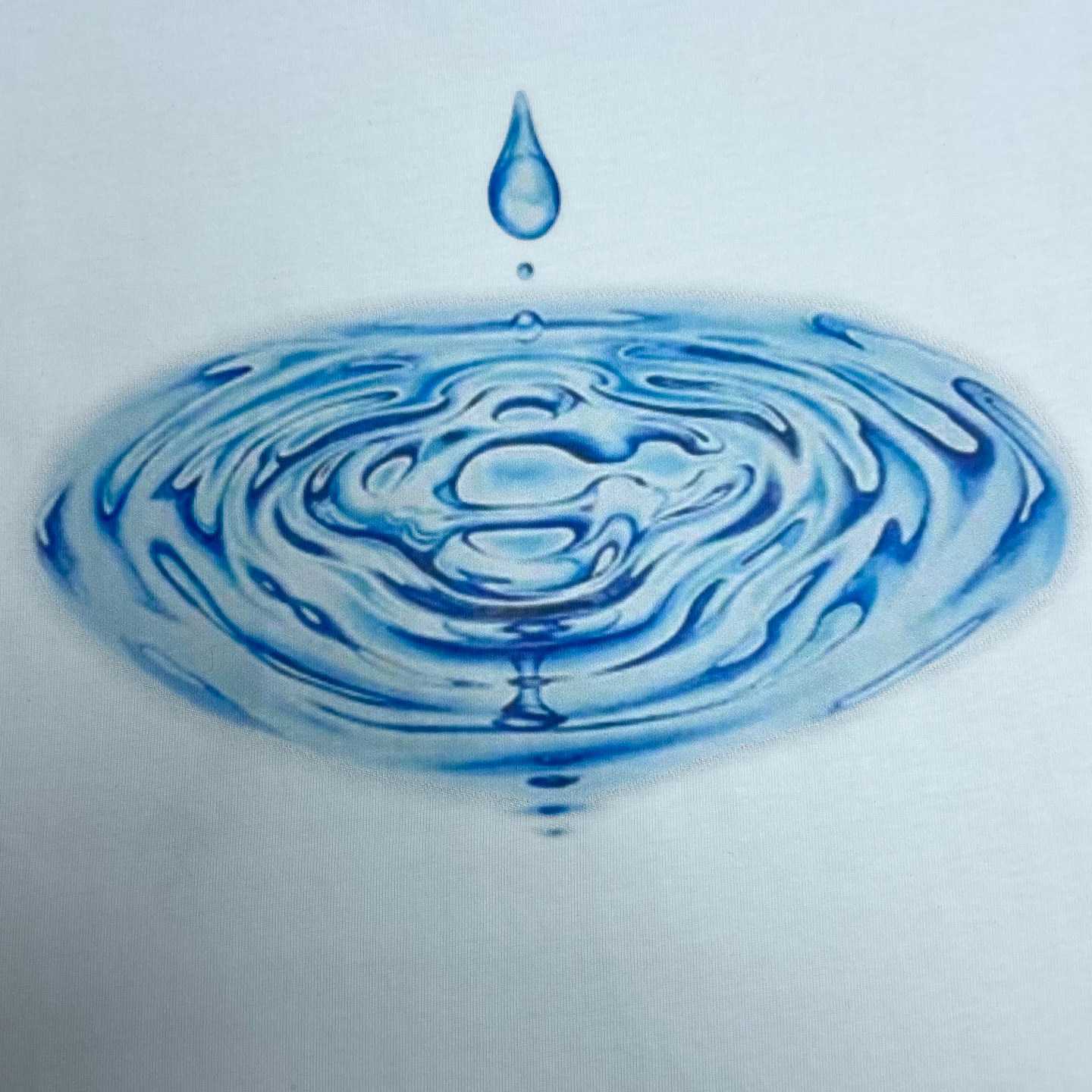 Casablanca DRIP LOGO SHORT SLEEVE T‑SHIRT C1128 - DesignerGu