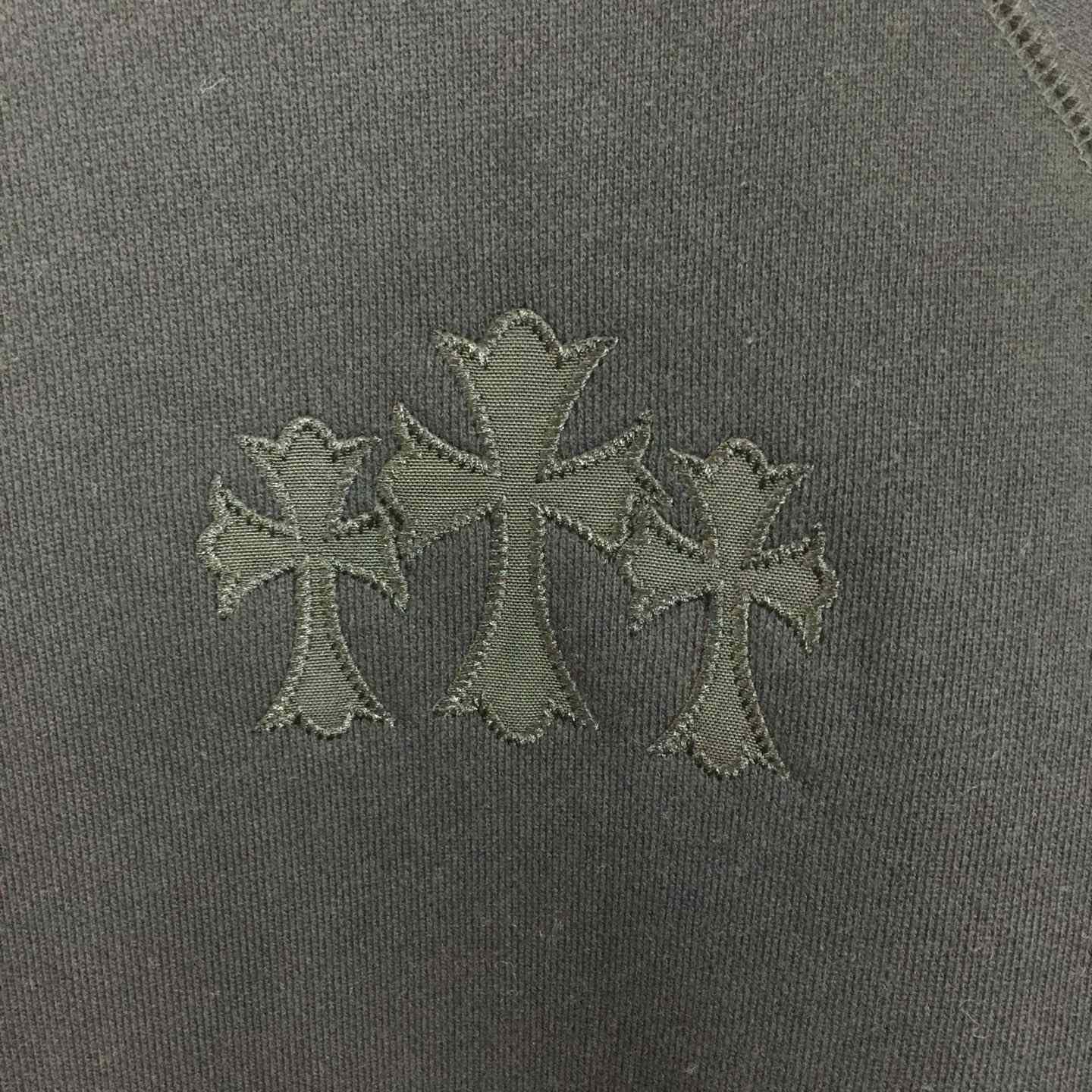 Chrome Hearts Cemetery Cross Crew-neck Sweatshirt - DesignerGu