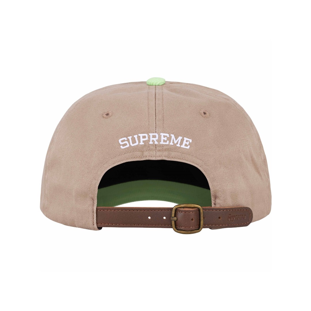 Supreme 2-Tone S Logo 6-Panel 'Tan' - DesignerGu
