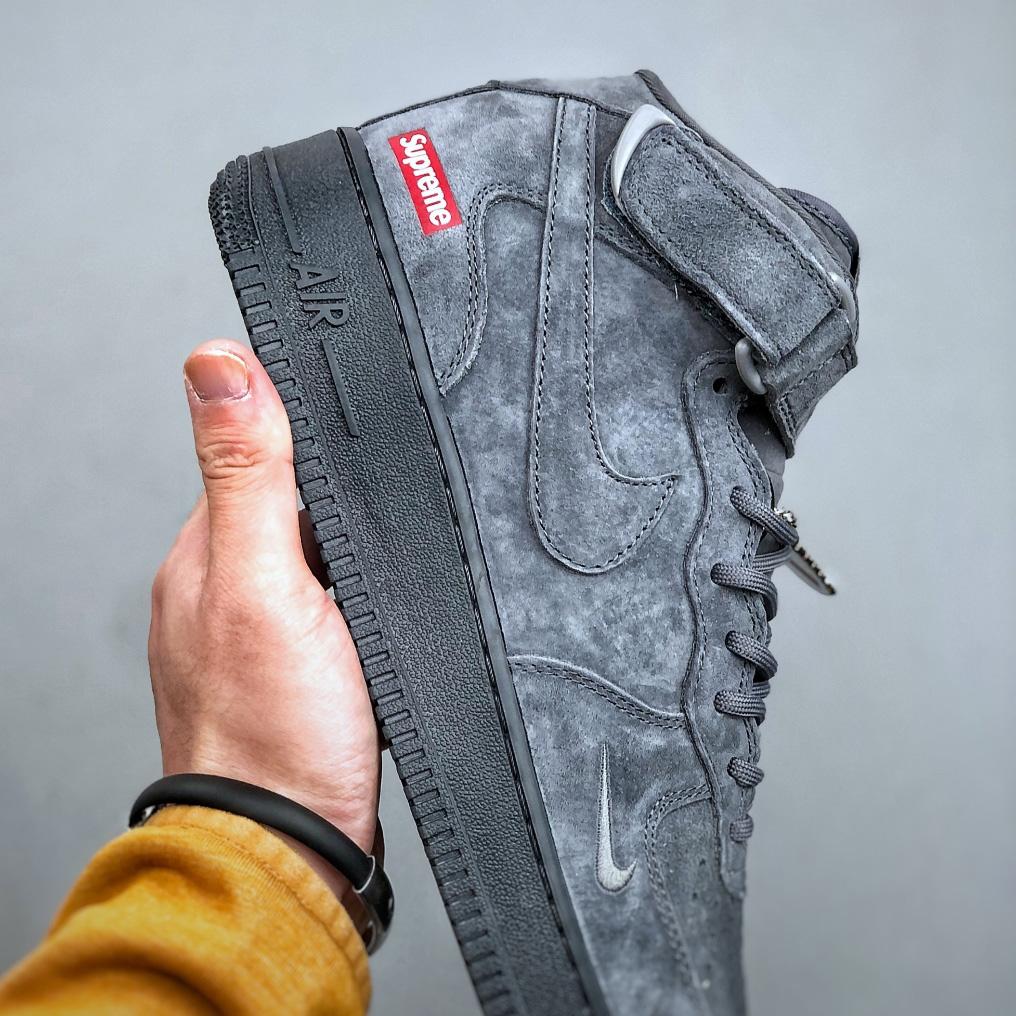  Supreme x Nike Air Force 1  Mid 07      dv0788-002 - DesignerGu