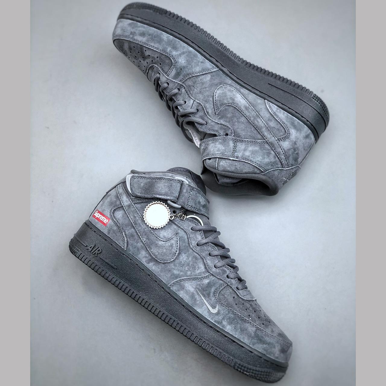  Supreme x Nike Air Force 1  Mid 07      dv0788-002 - DesignerGu
