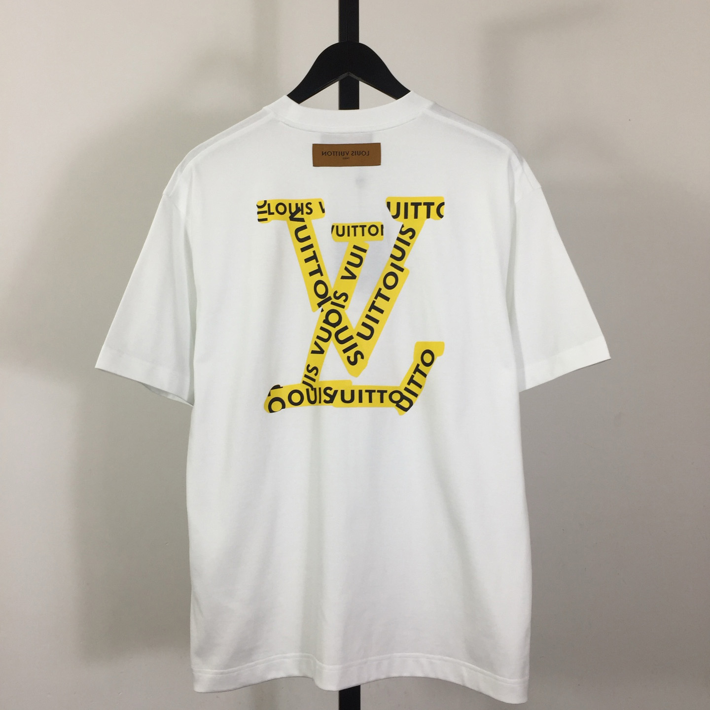 Louis Vuitton Logo Cotton T-Shirt  - DesignerGu