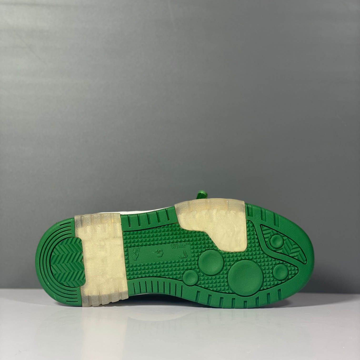 Off-White Out Of Office Low 'White Green' - DesignerGu
