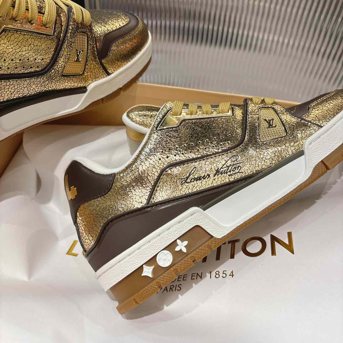 Louis Vuitton LV Trainer Sneaker    1AJA14 - DesignerGu