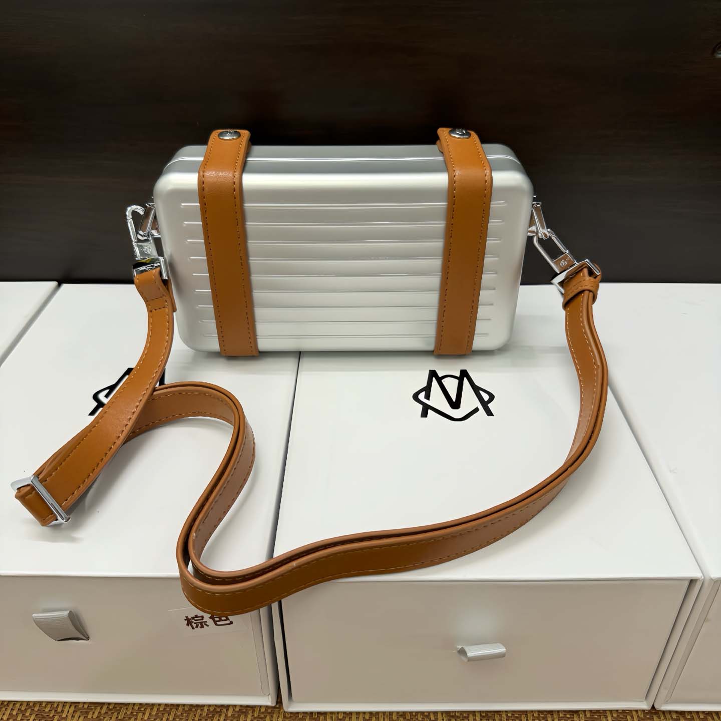 Rimowa Personal Aluminum Cross-Body Bag - DesignerGu