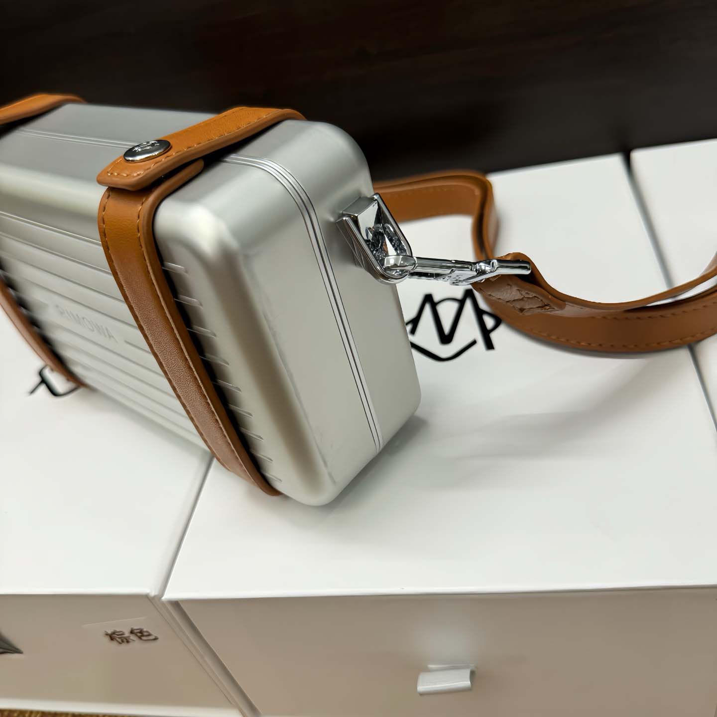 Rimowa Personal Aluminum Cross-Body Bag - DesignerGu