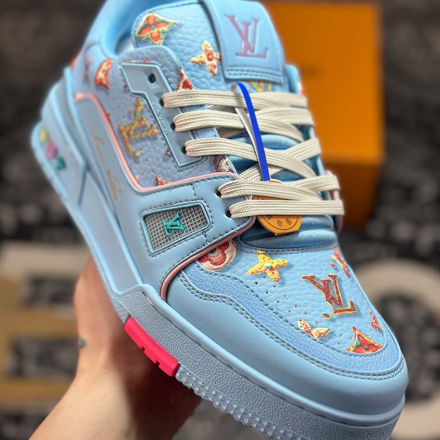 Louis Vuitton LV Trainer Sneaker - DesignerGu