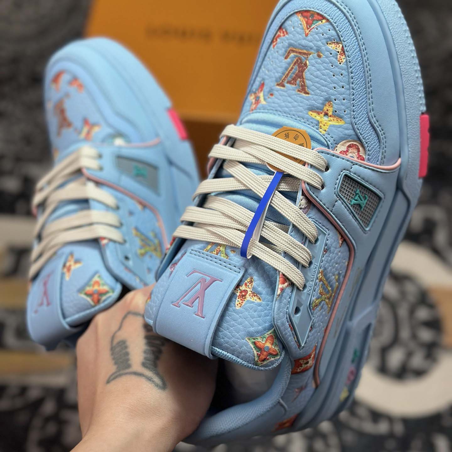 Louis Vuitton LV Trainer Sneaker - DesignerGu