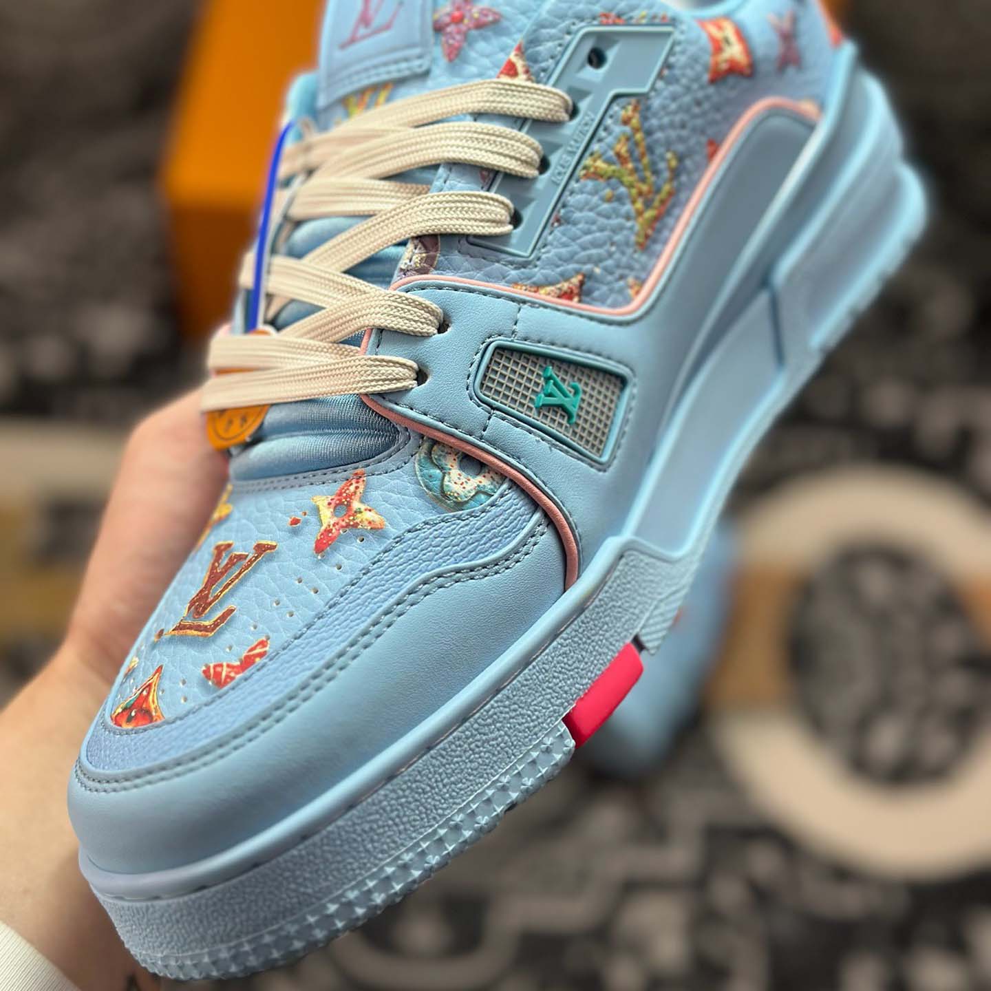 Louis Vuitton LV Trainer Sneaker - DesignerGu