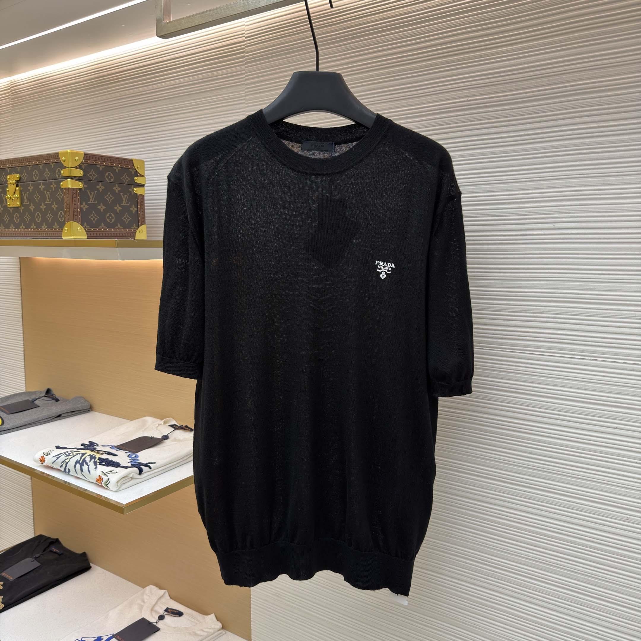 Prada Superfine Wool Crew-neck Sweater - DesignerGu