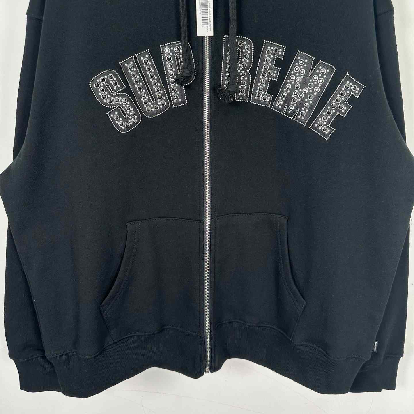 Supreme x B.B. Simon Zip Up Hooded Sweatshirt 'Black' - DesignerGu