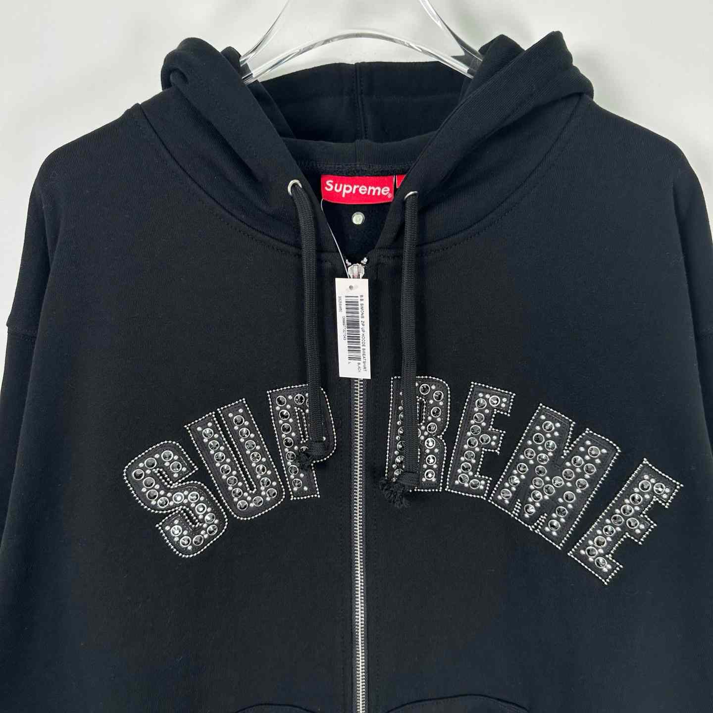 Supreme x B.B. Simon Zip Up Hooded Sweatshirt 'Black' - DesignerGu