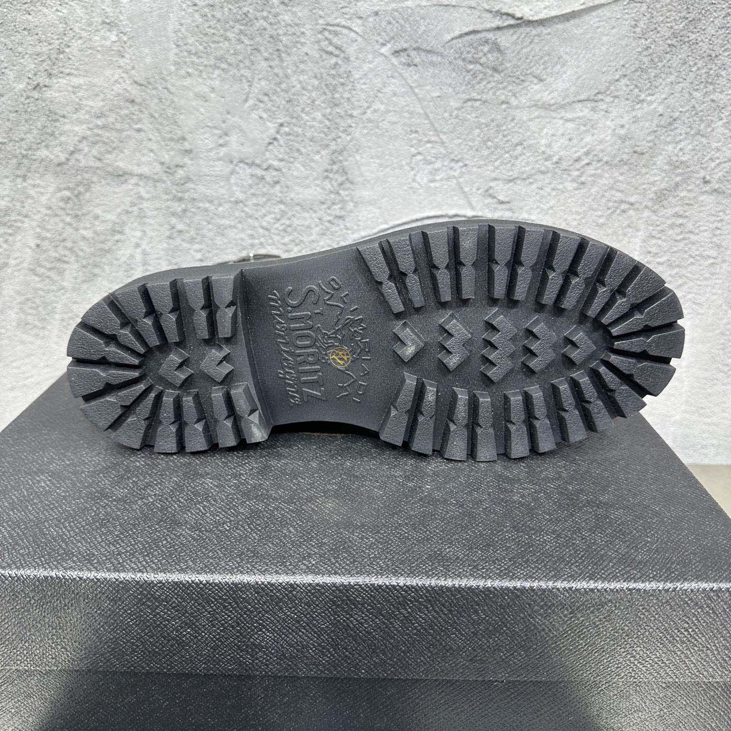 Prada Lace-up Lug-sole Boots - DesignerGu