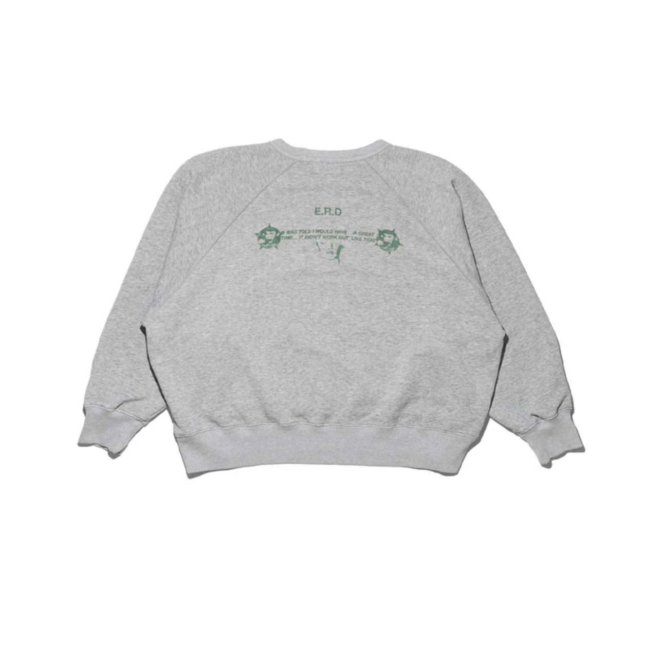 Enfants Riches Déprimés  The Dream That Won't Go Away Raglan Sweatshirt 'Heather Grey' - DesignerGu