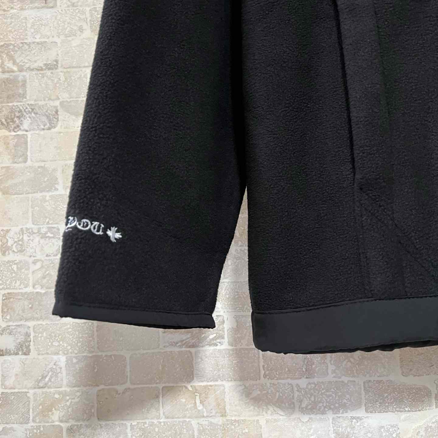 Chrome Hearts Horseshoe Embroidered Silver Button Polar Fleece Hoodie - DesignerGu