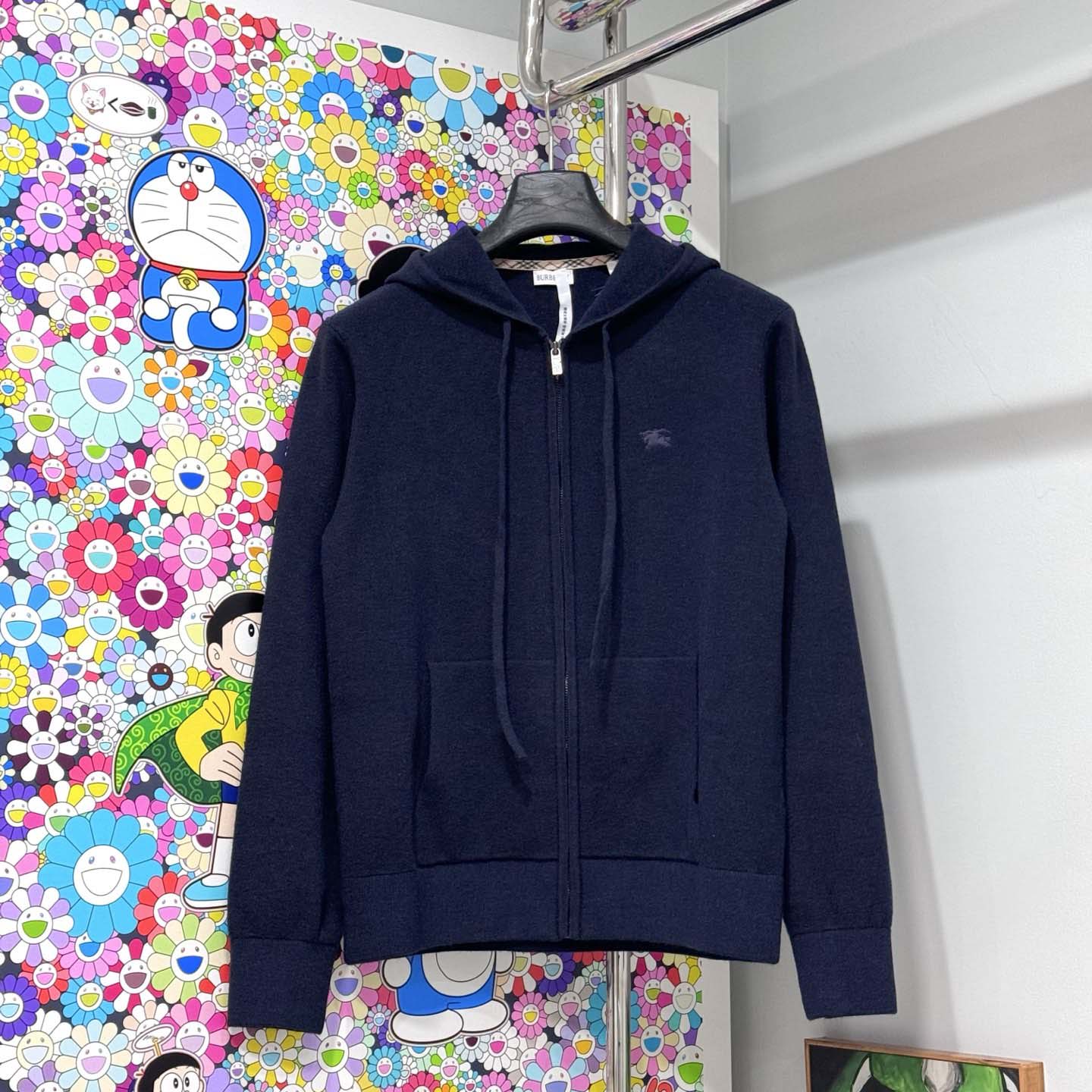 Burberry Cashmere Blend Zip Hoodie - DesignerGu