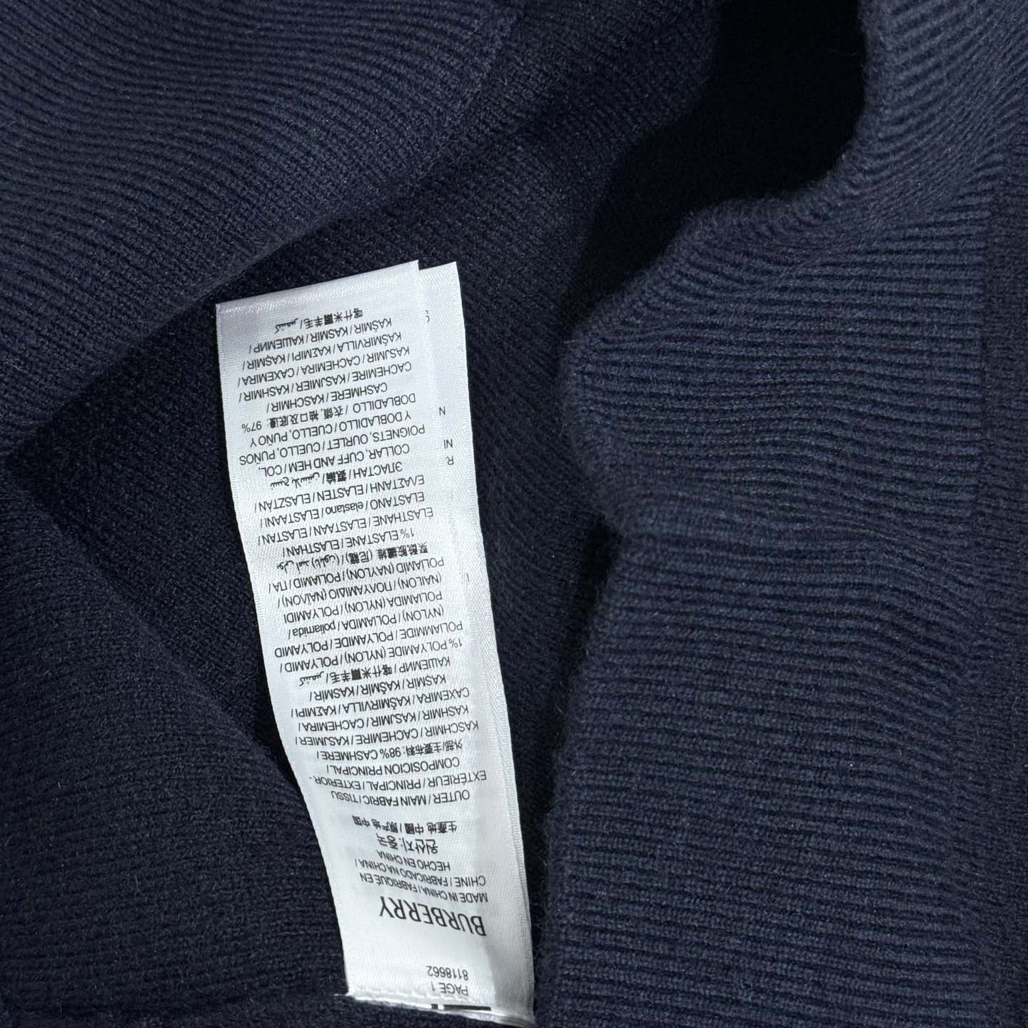 Burberry Cashmere Blend Zip Hoodie - DesignerGu