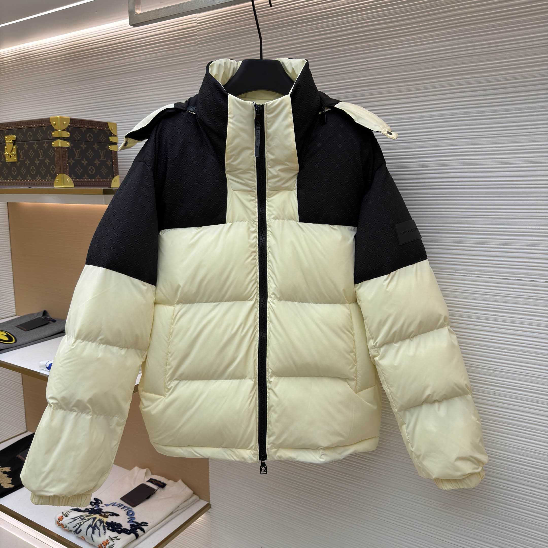 Louis Vuitton Placed Monogram Ecodown Blouson 1AJAZR - DesignerGu