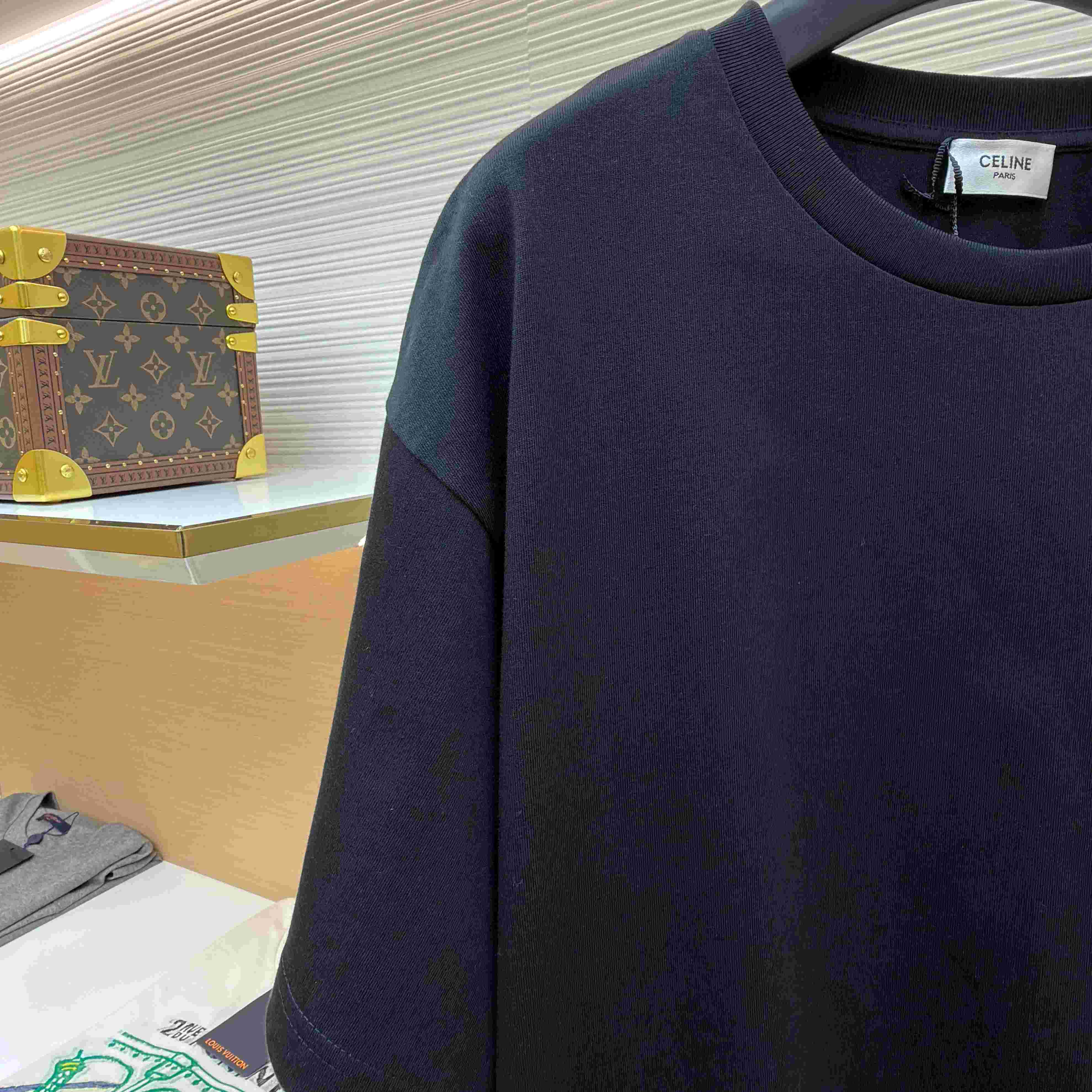 Celine T-SHIRT IN Cotton Jersey - DesignerGu