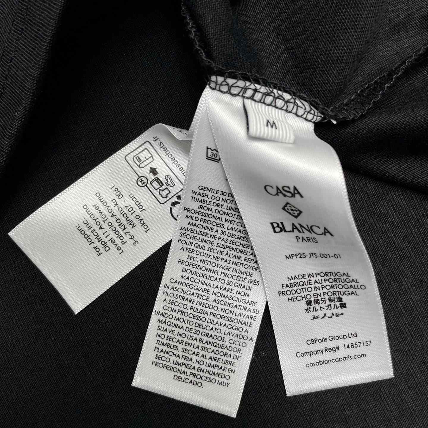 Casablanca FLAMING TENNIS BALL OVERSIZED SHORT SLEEVE T‑SHIRT C1116 - DesignerGu