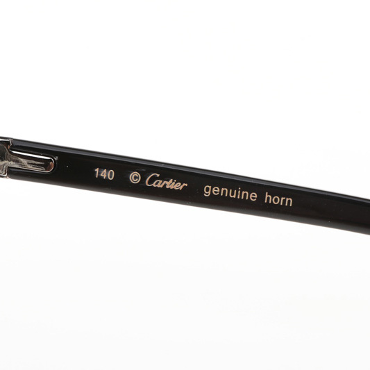 Cartier CT 4189706 White Mix Black Buffalo Sunglasses In Silver Gradient Grey - DesignerGu