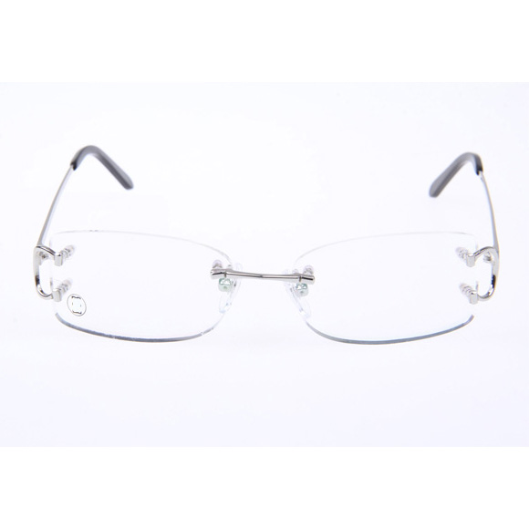 Cartier CT 4193826 Eyeglasses In Silver - DesignerGu
