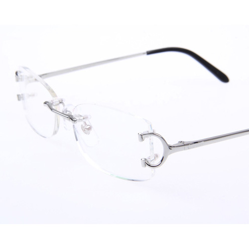 Cartier CT 4193826 Eyeglasses In Silver - DesignerGu