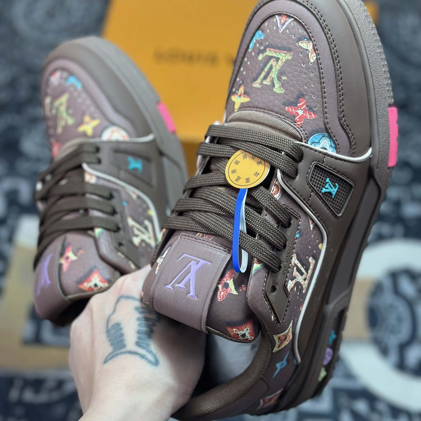 Louis Vuitton LV Trainer Sneaker - DesignerGu