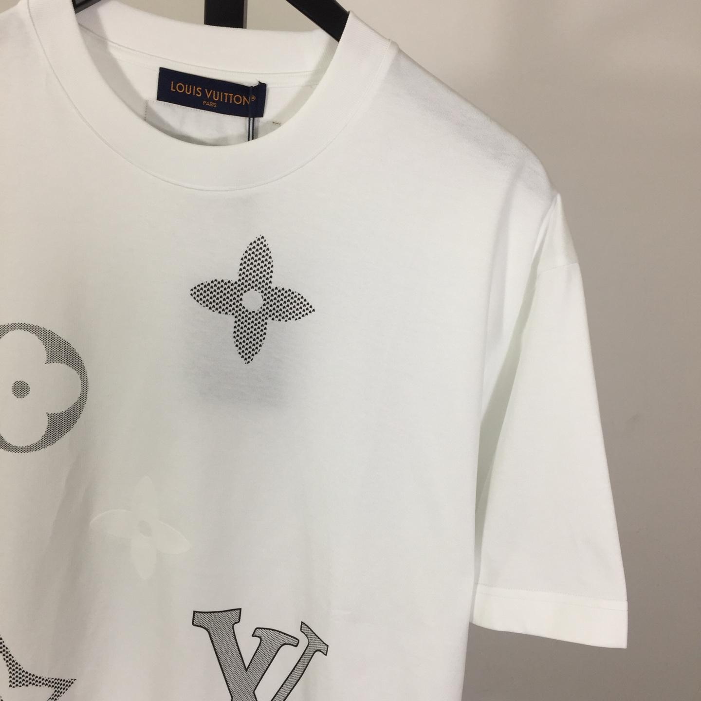 Louis Vuitton Monogram Short-Sleeved Knitted Crewneck   - DesignerGu