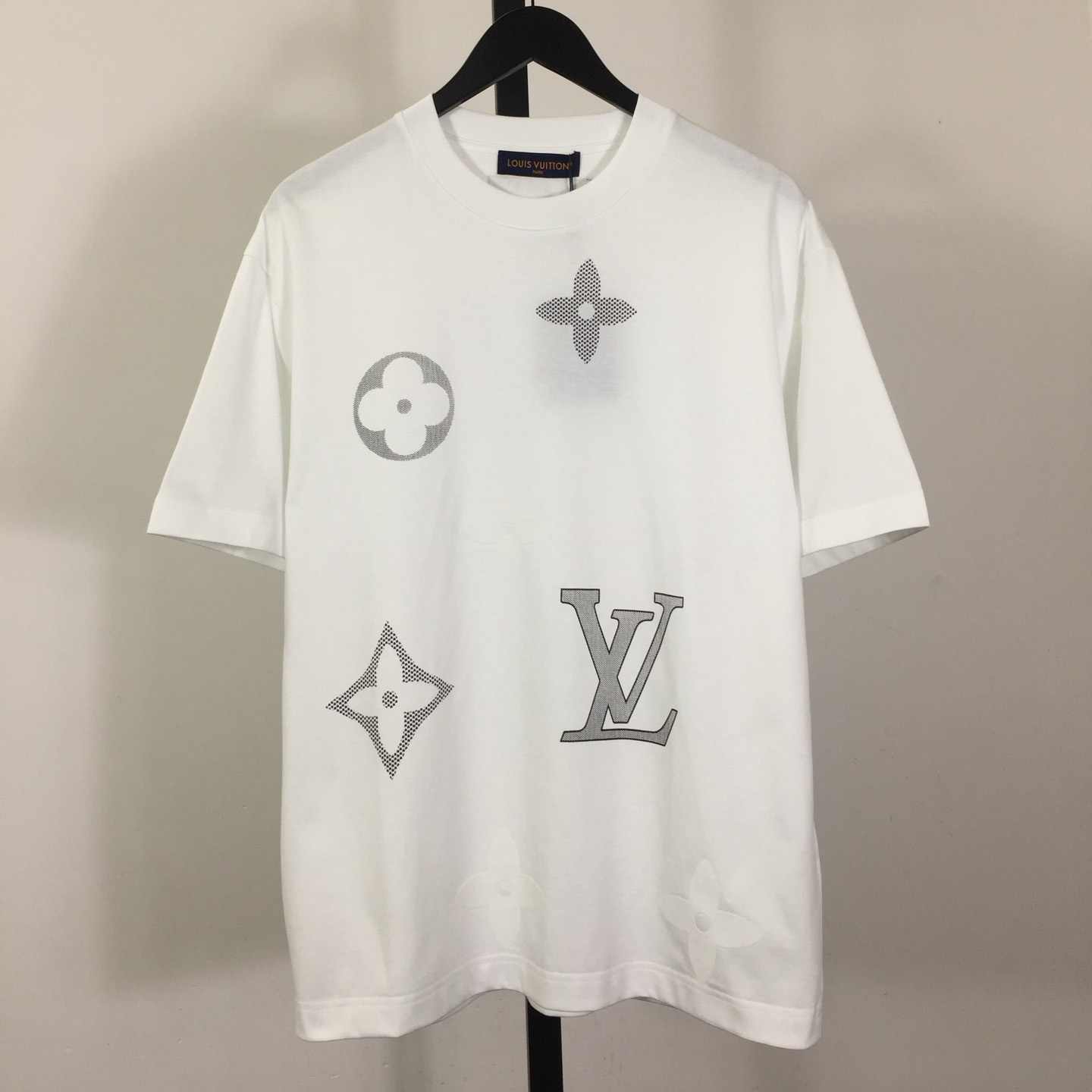 Louis Vuitton Monogram Short-Sleeved Knitted Crewneck   - DesignerGu