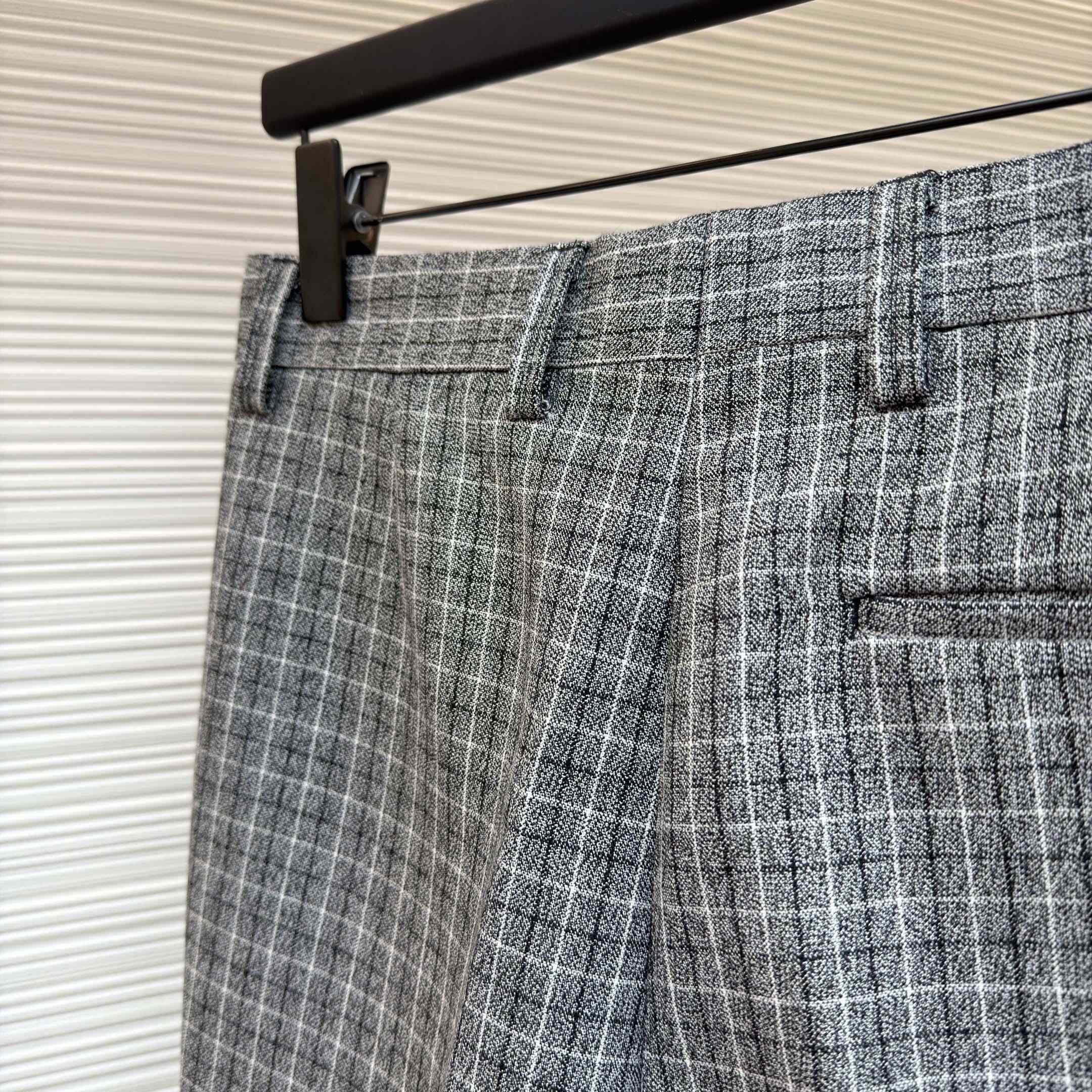 Acne Studios - Wool Check Trousers - DesignerGu