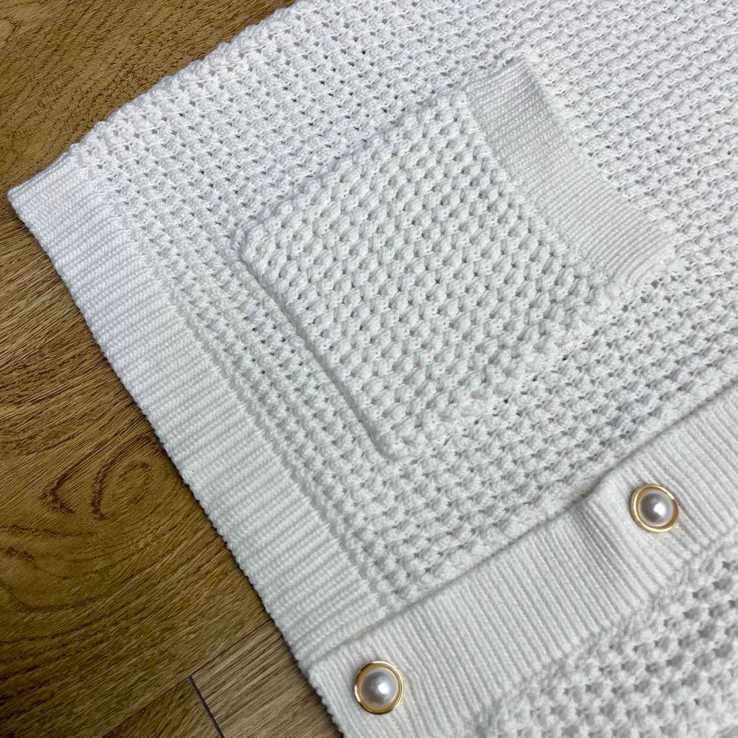 Casablanca Tennis Cotton Crochet Short Sleeve Shirt Z6038 - DesignerGu