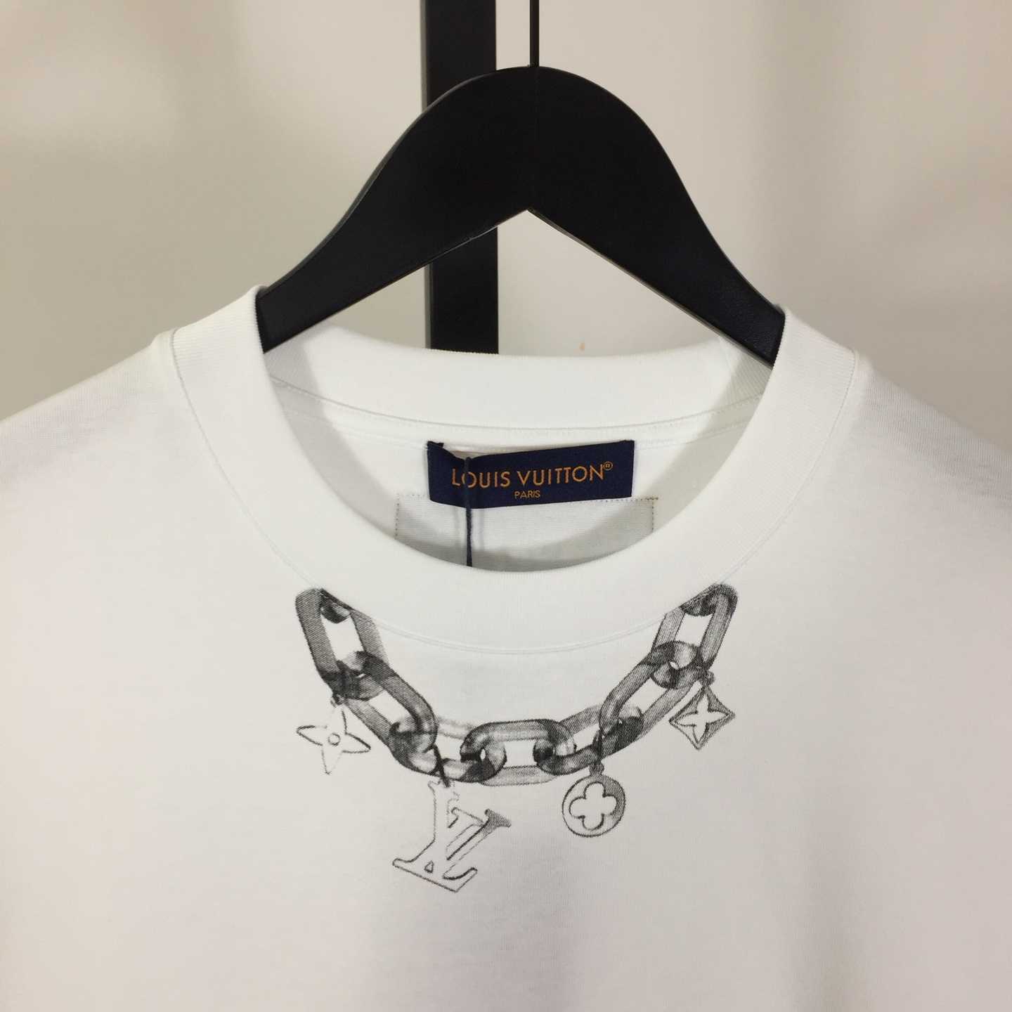 Louis Vuitton Chain Detail T-Shirt  - DesignerGu