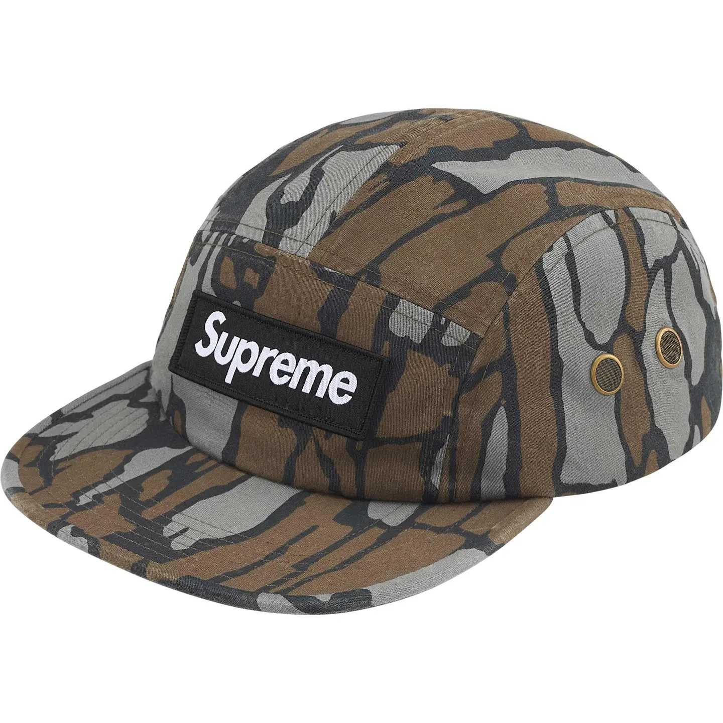 Supreme Military Camp Cap 'Mossy Oak Trebark Camo' - DesignerGu
