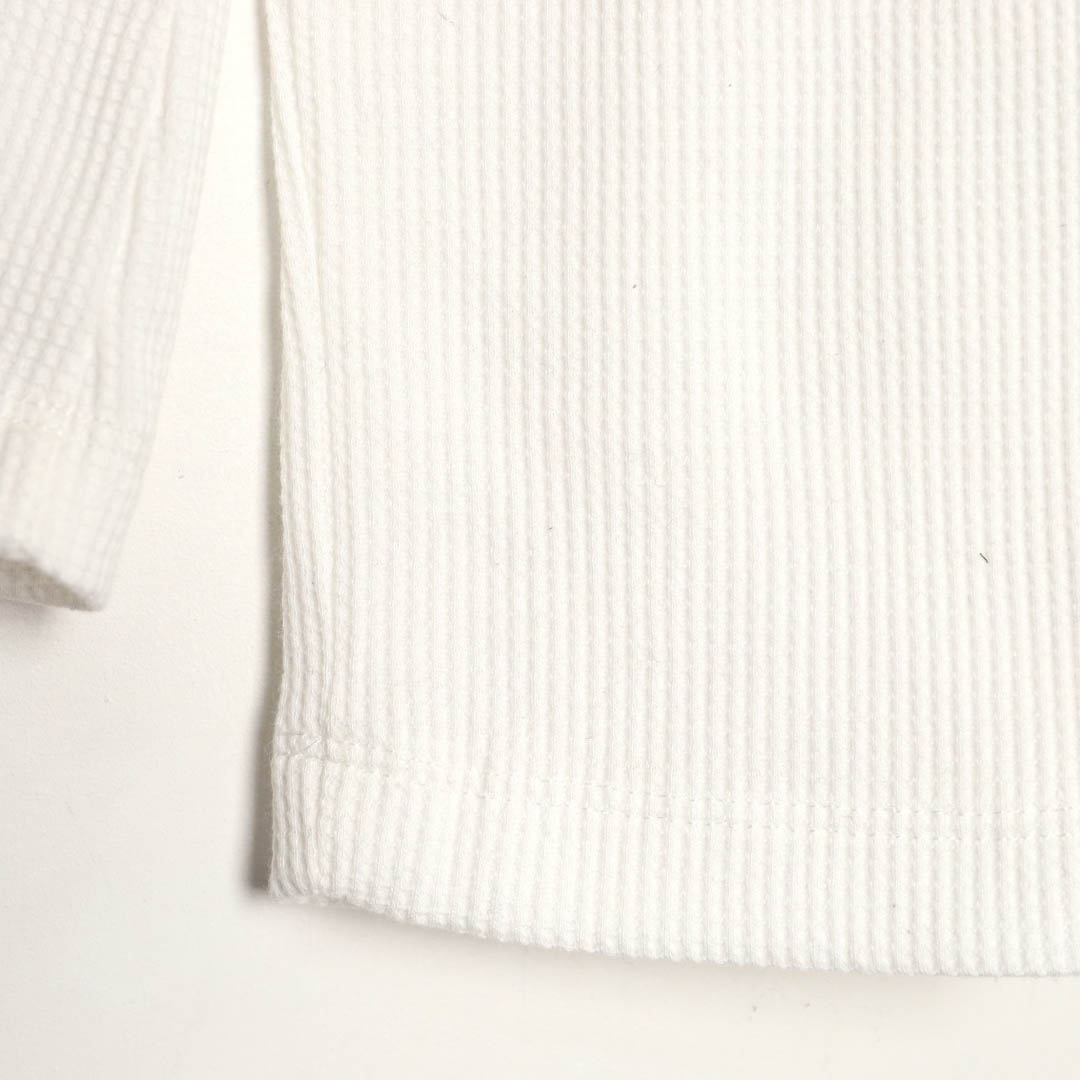 Chrome Hearts White Thermal Leather Cross Patch Long Sleeve Tee - DesignerGu