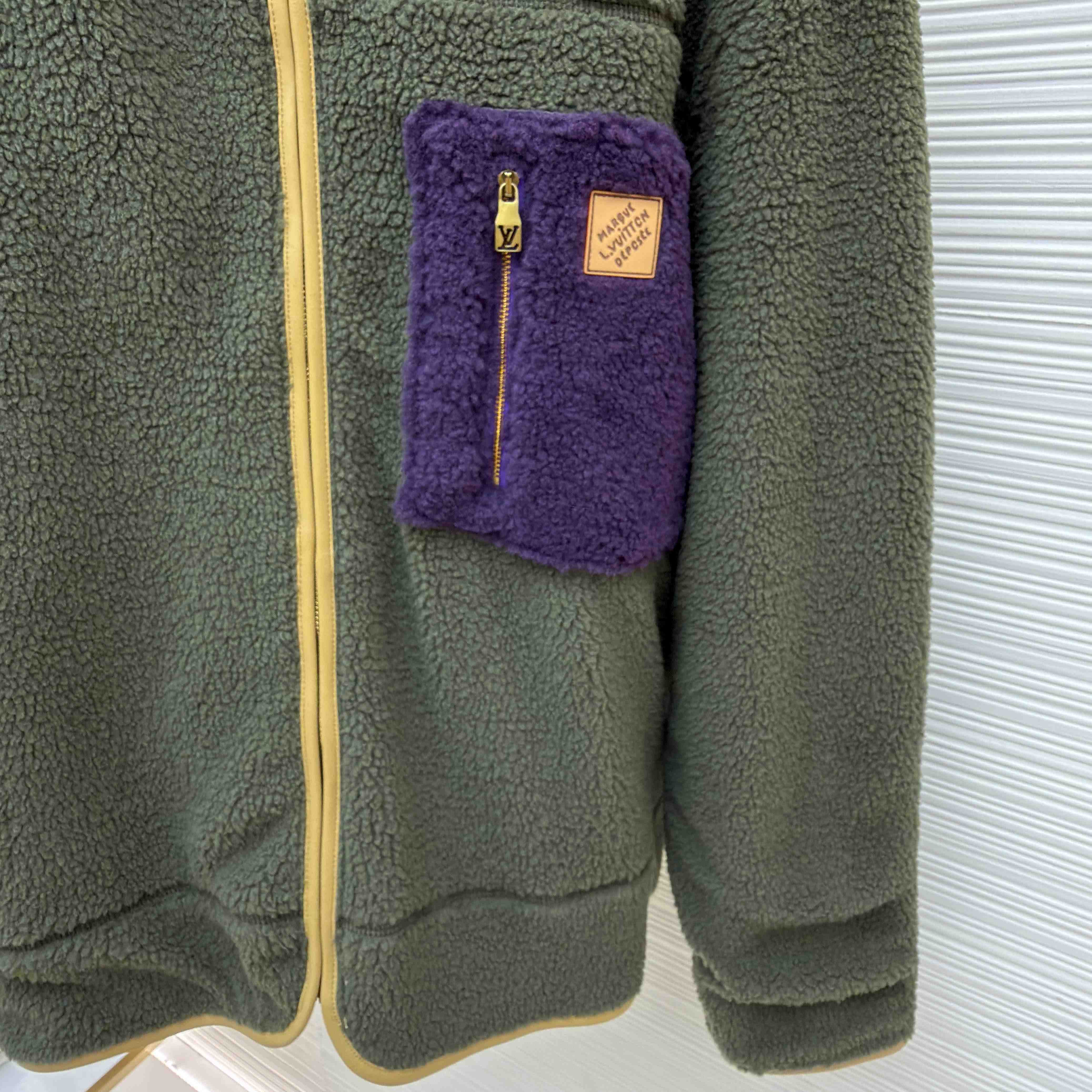 Louis Vuitton Shearling Jacket   1AJUSY - DesignerGu