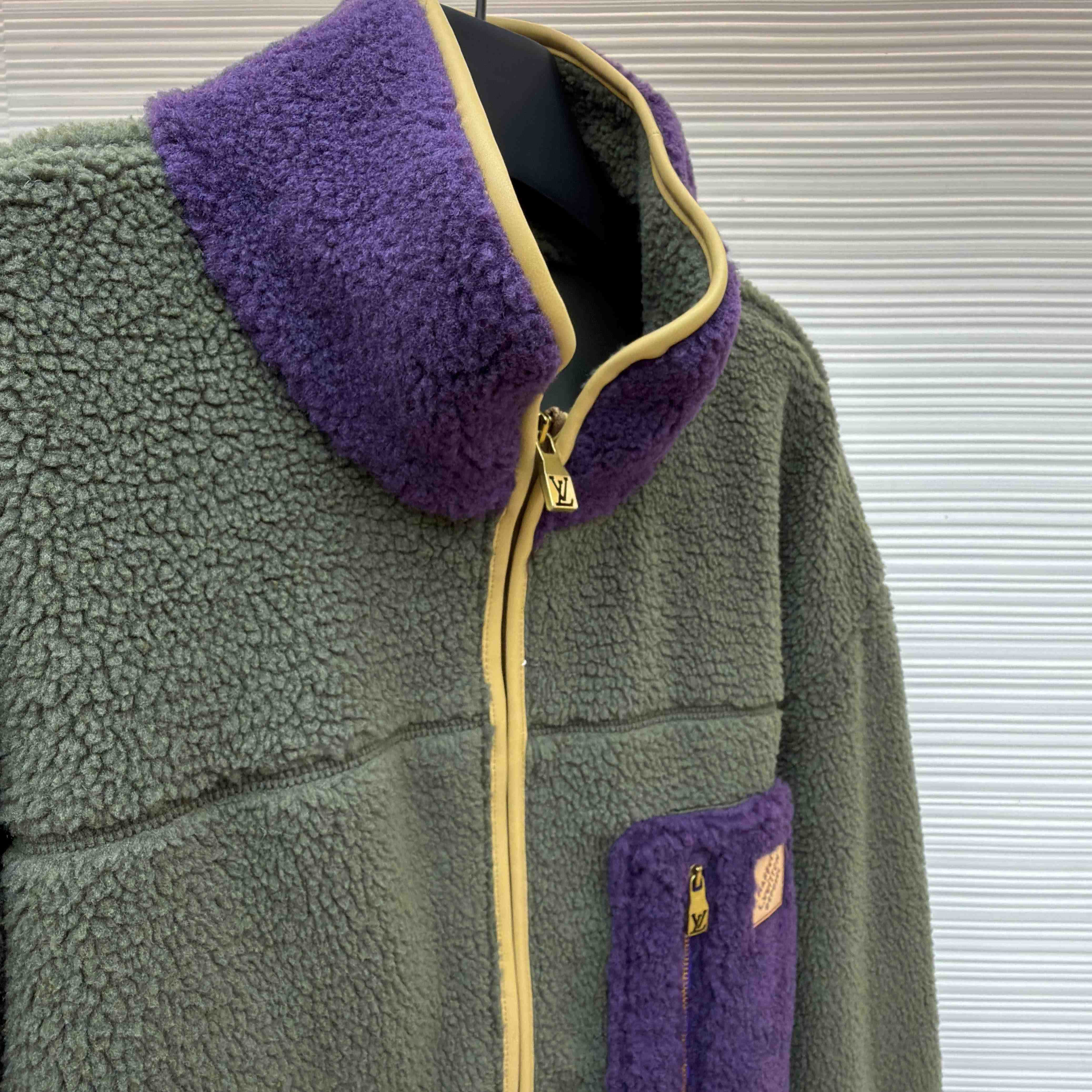 Louis Vuitton Shearling Jacket   1AJUSY - DesignerGu