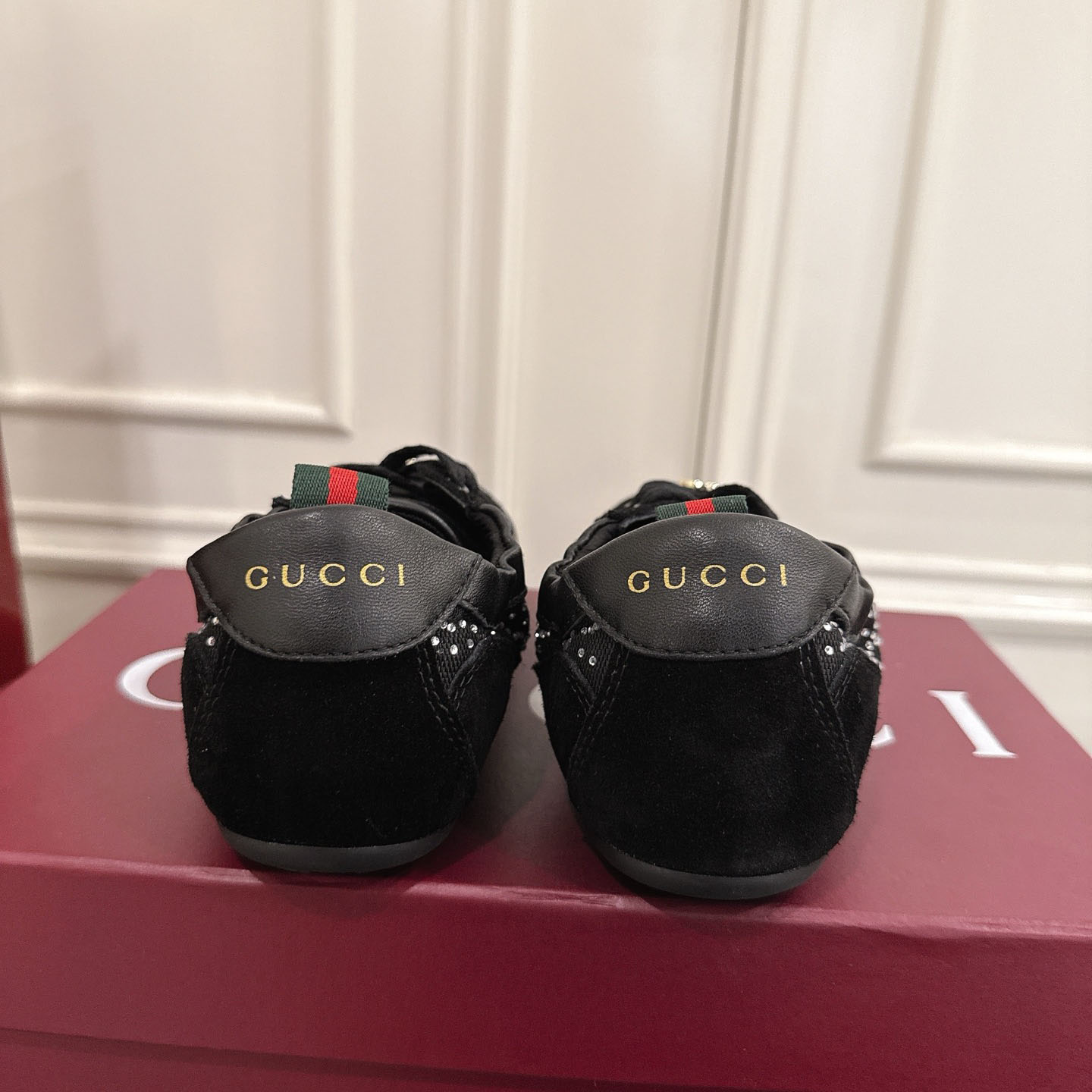 Gucci Women's Gucci Shift GG Crystal Sneaker - DesignerGu