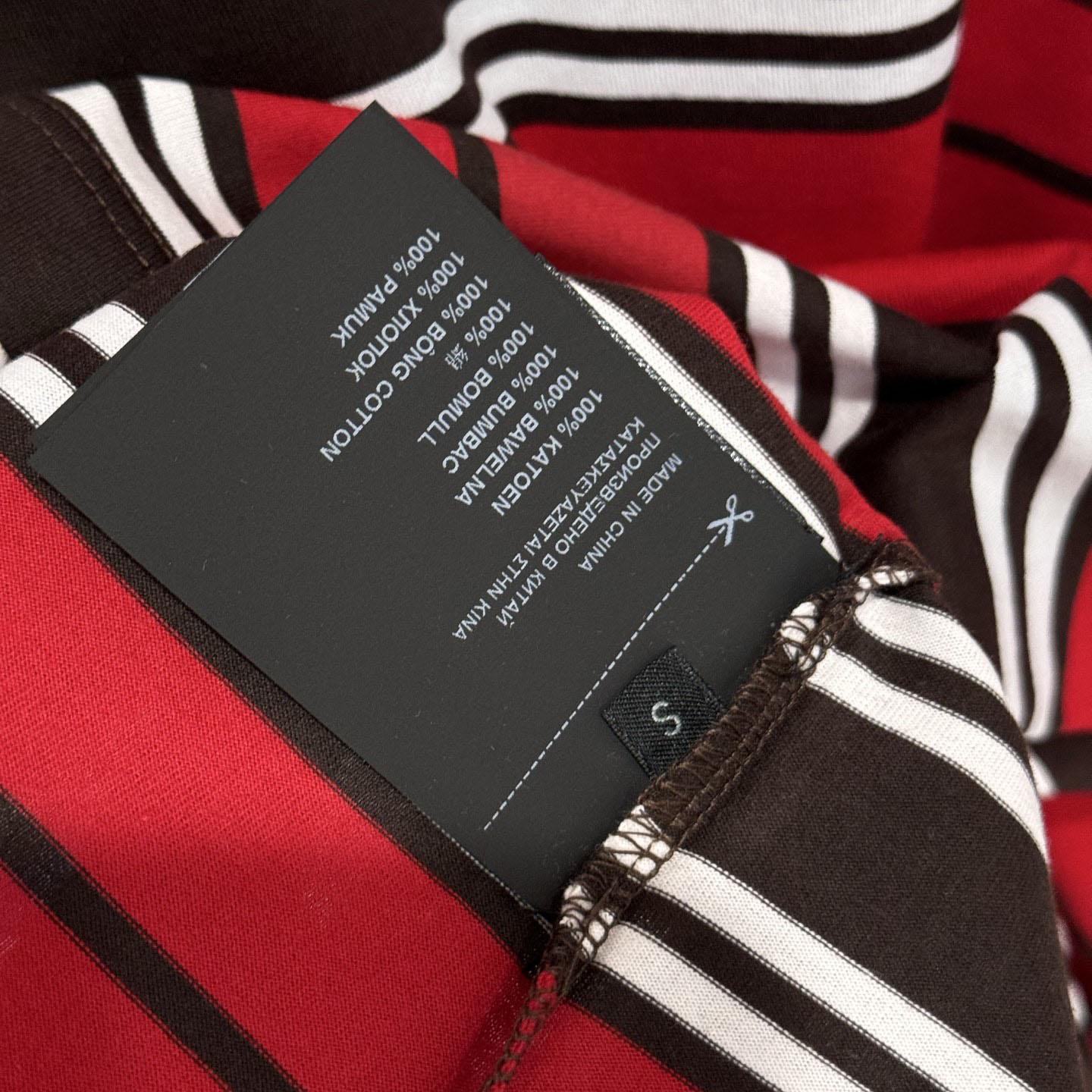 Fendi Oversized Striped Jersey T-shirt - DesignerGu