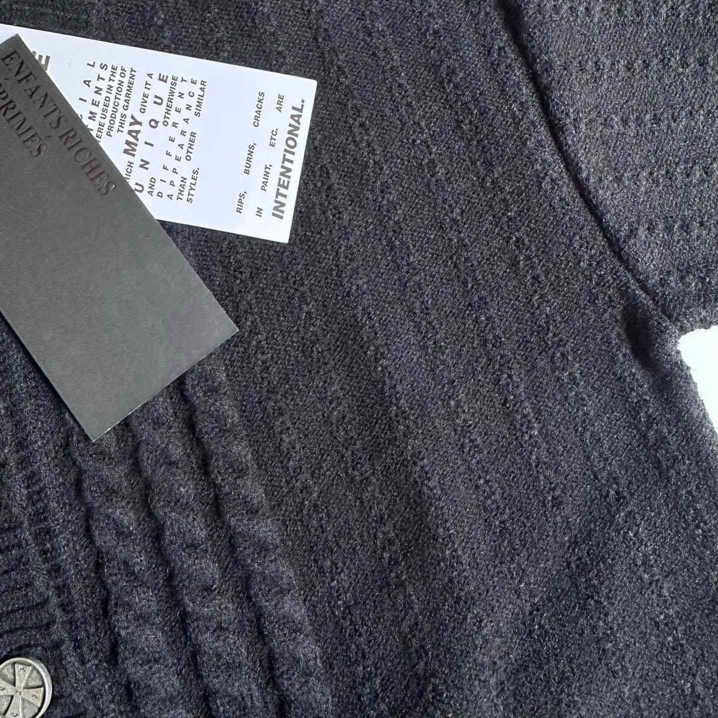 Enfants Riches Déprimés Cable Knit Cropped Cardigan - DesignerGu