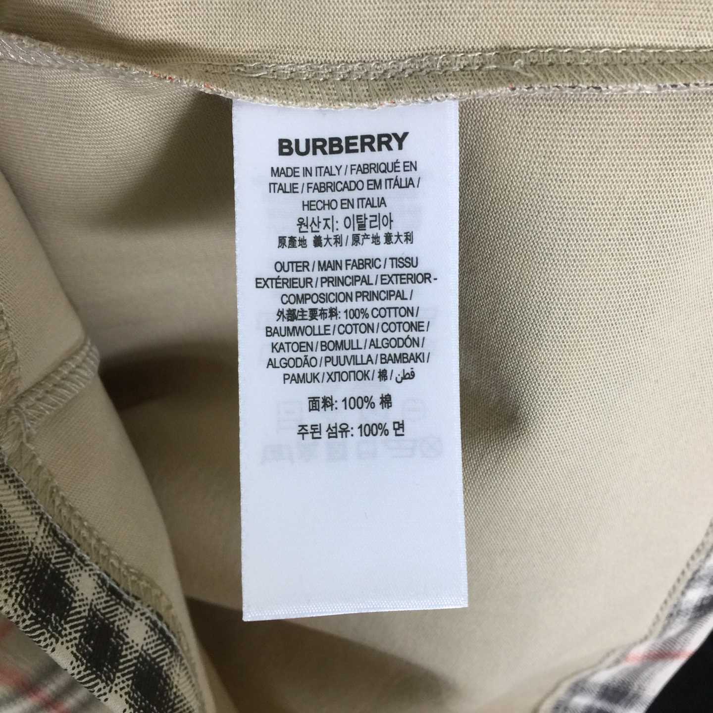 Burberry Gradient Check Cotton T-shirt - DesignerGu