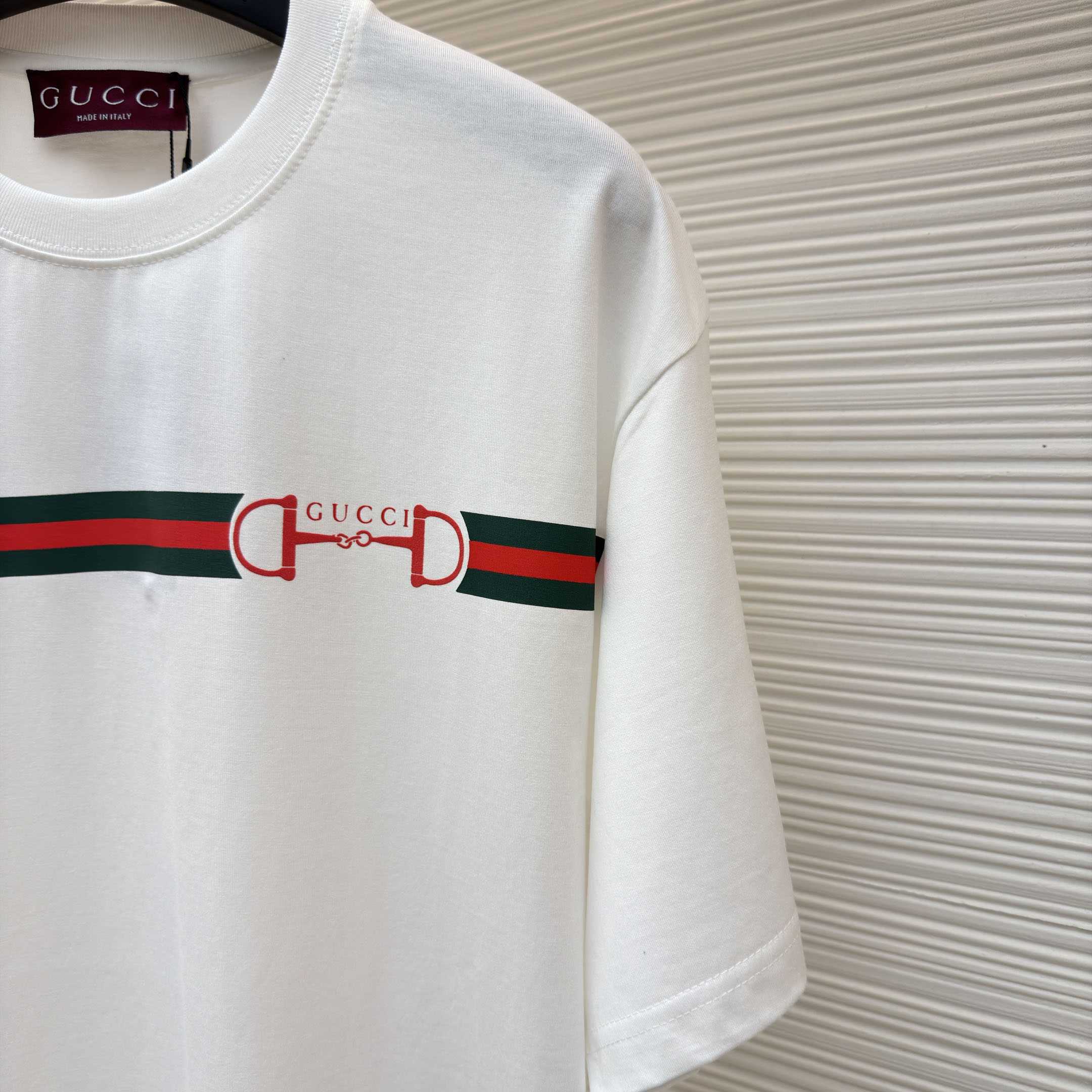 Gucci Cotton Jersey T-shirt With Print - DesignerGu