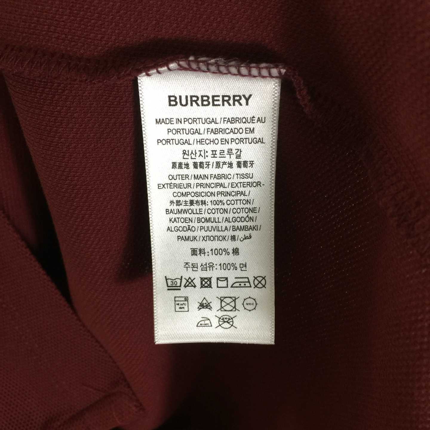 Burberry Cotton Polo Shirt - DesignerGu