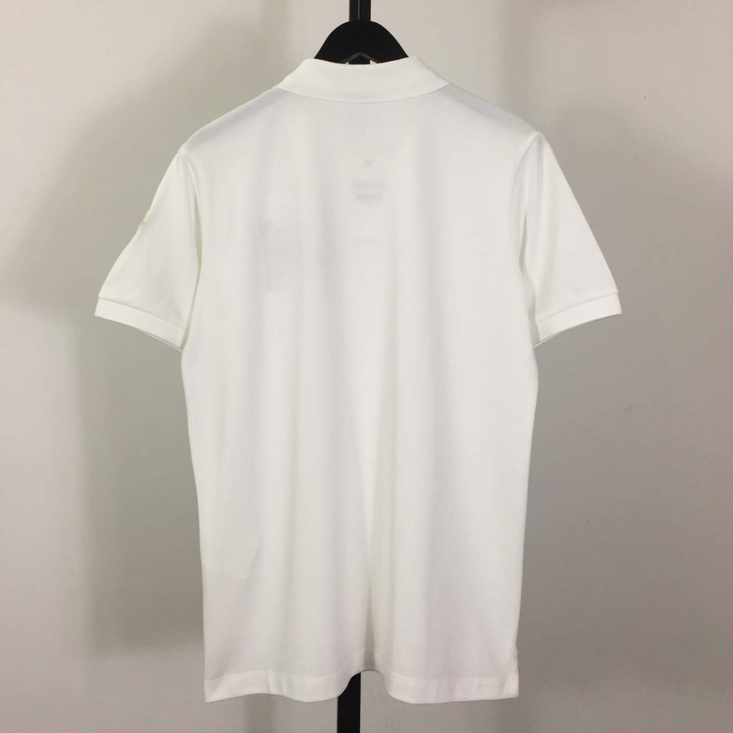 Moncler Monogram Cotton Piquet Polo Shirt - DesignerGu