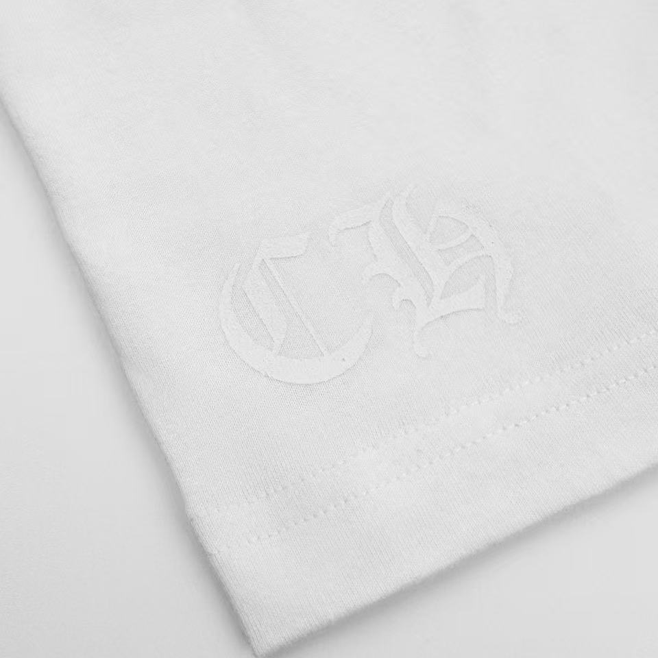 Chrome Hearts Las Vegas Exclusive Horseshoe Logo Pocket T-Shirt 'White' - DesignerGu