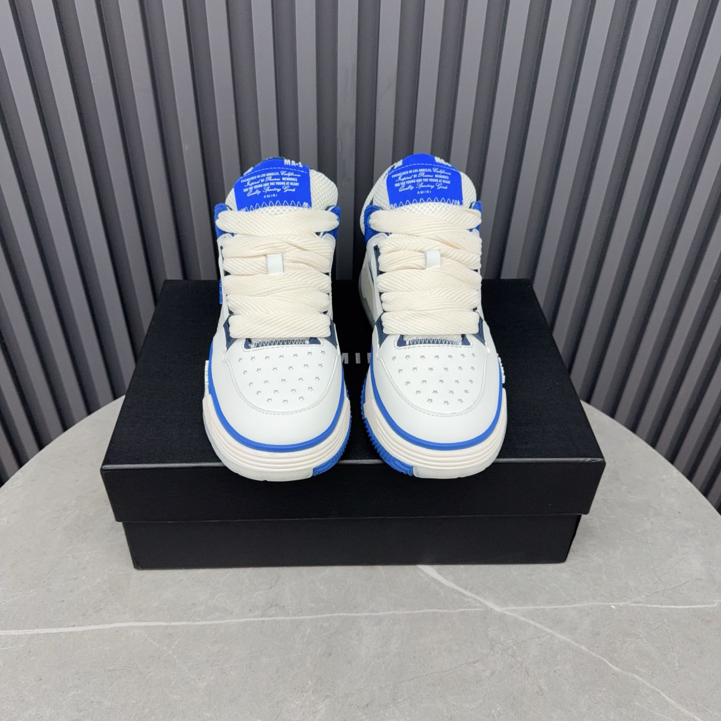 Amiri MA-1 'White Navy' - DesignerGu