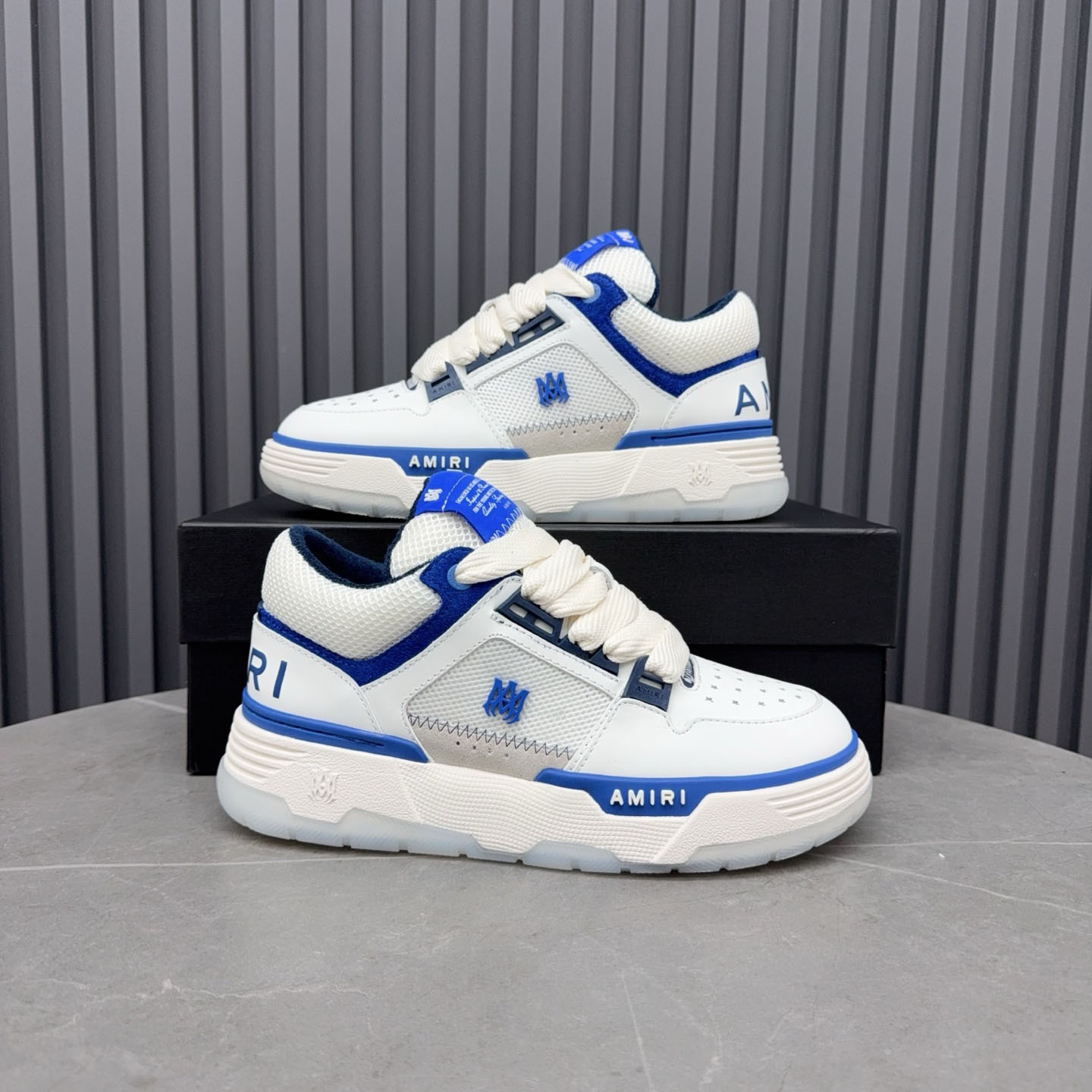 Amiri MA-1 'White Navy' - DesignerGu