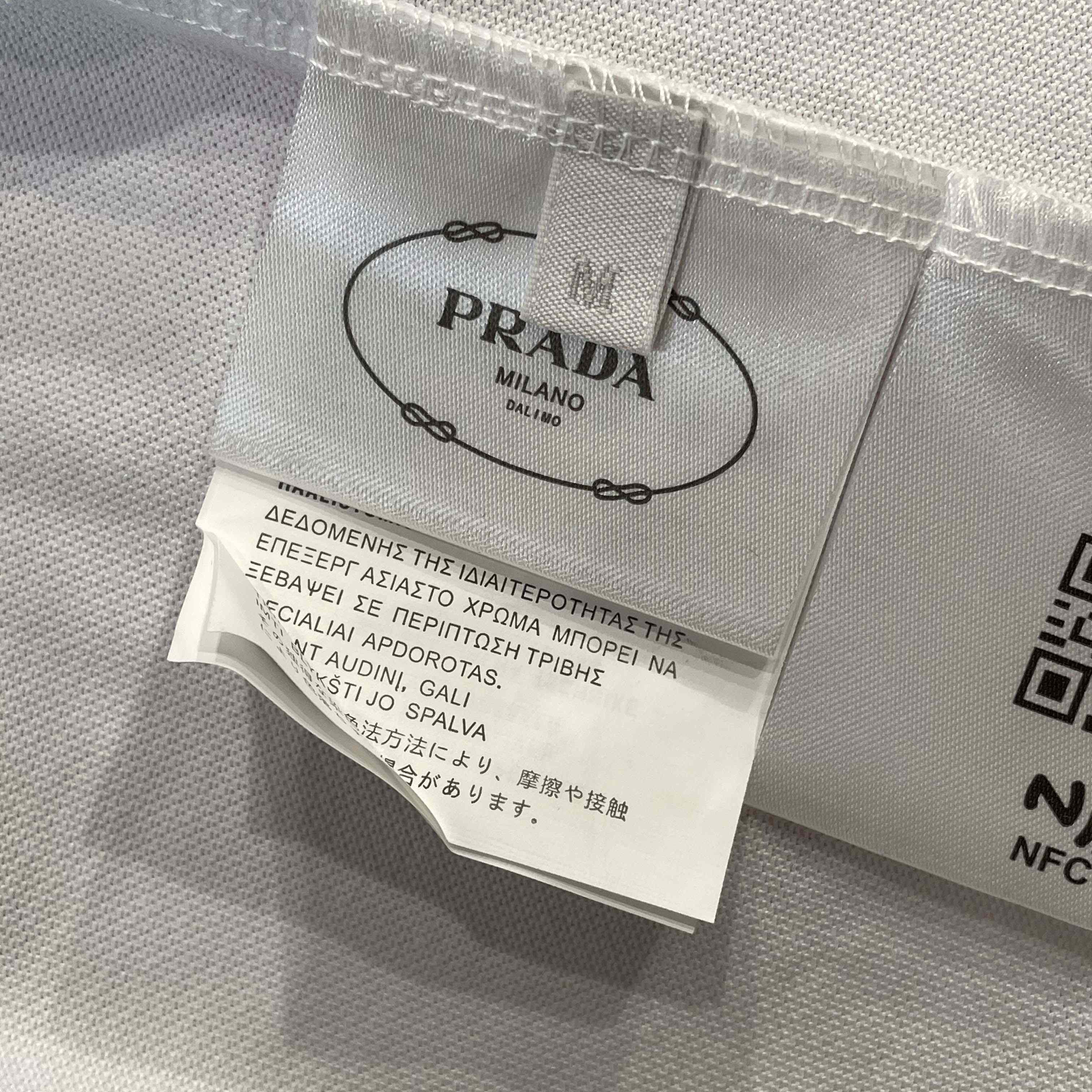 Prada Piqué Polo Shirt - DesignerGu