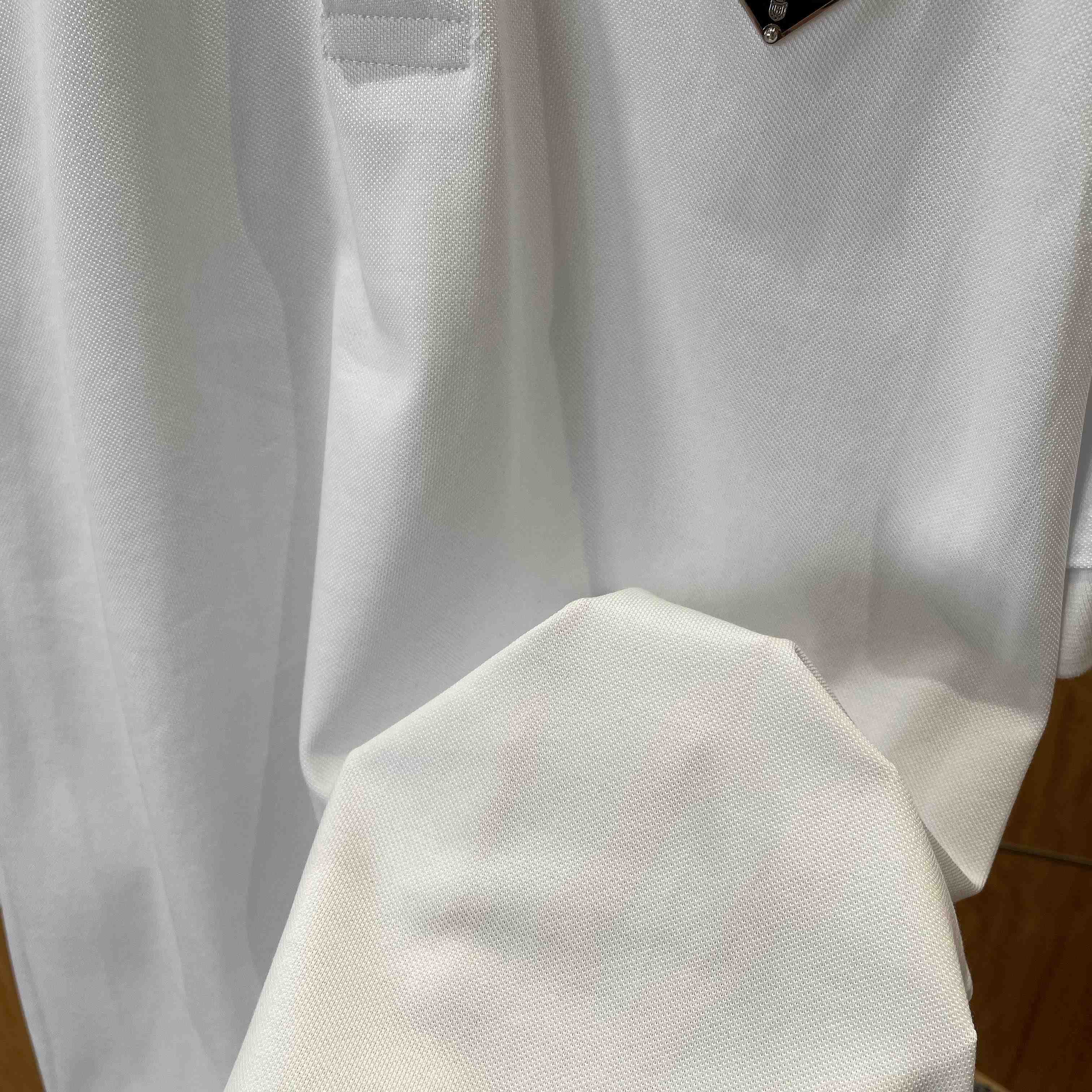 Prada Piqué Polo Shirt - DesignerGu